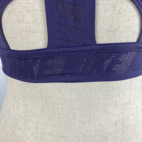 Nike Ultrabreathe Sports Bra Swoosh CZ4439-531 Purple Smoke Padded Womens SM - Picture 7 of 12